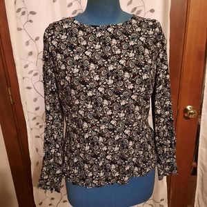 Loft floral dress top blouse